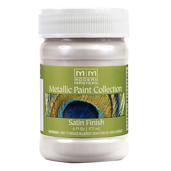 Modern Masters Metallic Paint, Water Base, Oyster, 6 oz ME705